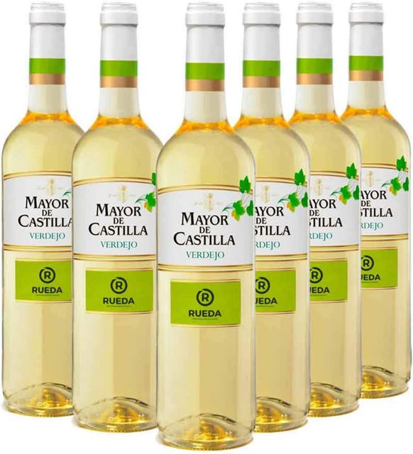 Imagen de la oferta: Mayor de Castilla Verdejo - Vino Blanco D.O Rueda - Caja de 6 Botellas x 750 ml