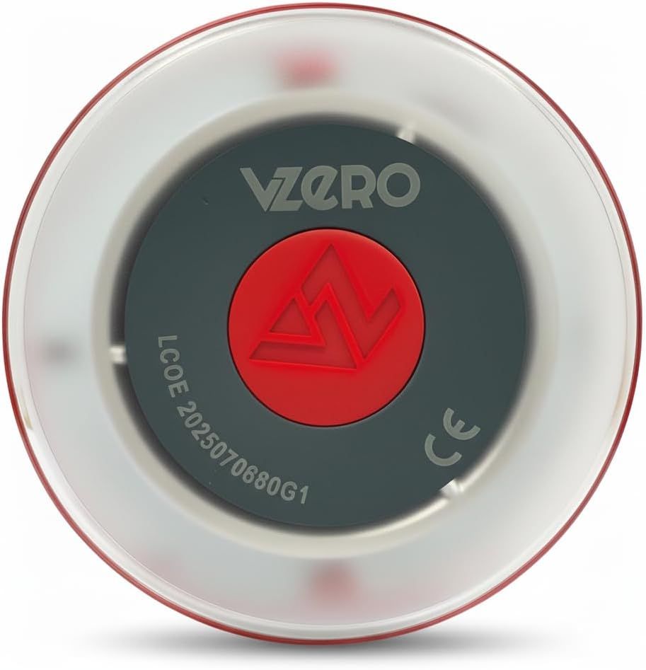 Imagen de: VZero - Luz de Emergencia V16 con Geolocalización, Señal Homologada Conectada con DGT 3.0, Apta para 2026, Baliza para Coche con eSIM Incluida, Alta Potencia y Sistema Eye Protect