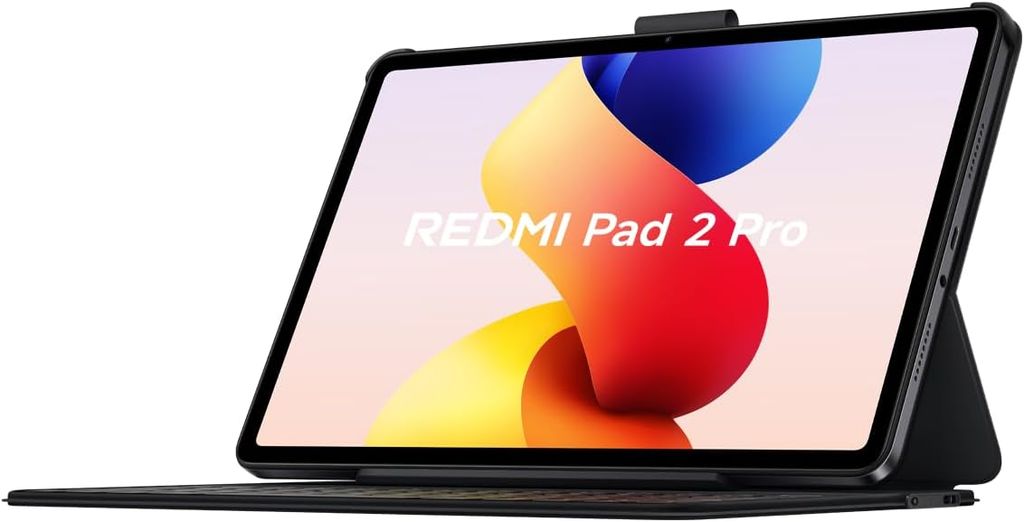 Imagen de: XIAOMI Redmi Pad 2 Pro + Teclado - Tablet de 12.1" 2.5K (Snapdragon 7s Gen 4, 6GB de RAM, 128GB de ROM, WiFi 6 + Bluetooth 5.3, Batería de 12000 mAh, Cargador no Incluido), Gris (Versión ES)
