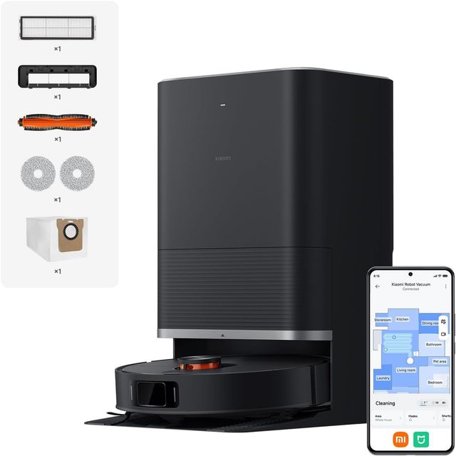 Imagen de la oferta: XIAOMI Robot Vacuum X20 MAX - Robot Aspirador y fregasuelos con Sistema Inteligente de navegación láser (LDS), succión de 8000 Pa, rutas de Limpieza en Zigzag, Negro (Versión ES)