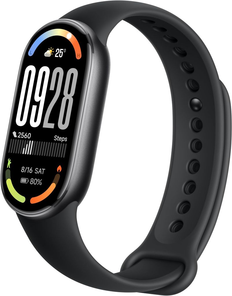 Imagen de: Xiaomi Smartband 10, Pantalla AMOLED de 1,72", Carga rápida, 150+ Modos Deportivos, Monitorización de Salud y sueño, HyperOS 2.0, Impermeable 5ATM, Brújula