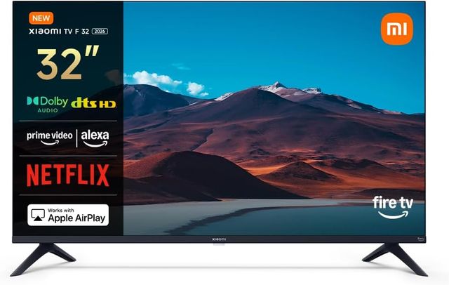 Imagen de la oferta: XIAOMI TV F 32, 32 Pulgadas (81 cm), HD, Smart TV, Fire OS7, Control por Voz Alexa, Dolby Audio, DTS Virtual:X, DTS-HD, Compatible con Apple AirPlay, 2025