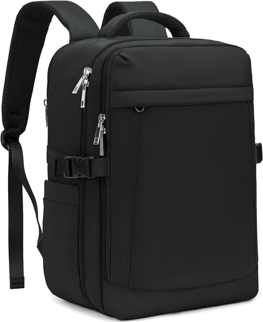 Imagen de: Yankony Mochila Viaje Cabina Avion 40x20x25 para Ryanair 20L Mochilas De Viaje con Bolsillo Antirrobo Travel Backpack Equipaje de Mano Hombre Mujer, Negro